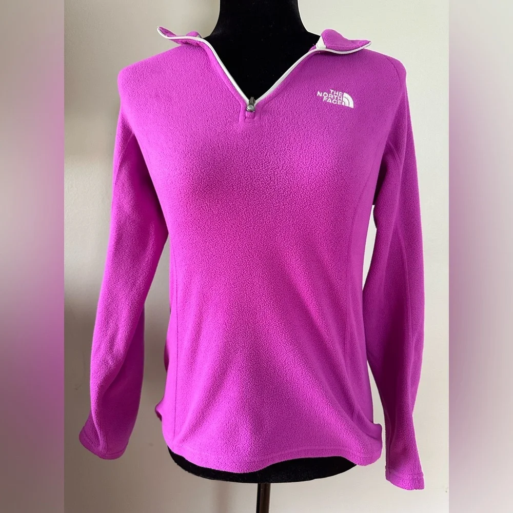 The North Face Pink‎ Quarter-Zip Pullover